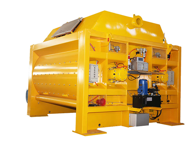 Twin-shaft Concrete Mixer