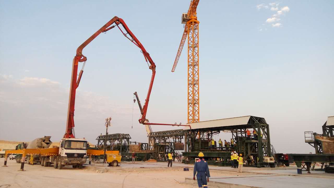 Concrete Placing Boom in Malaysia